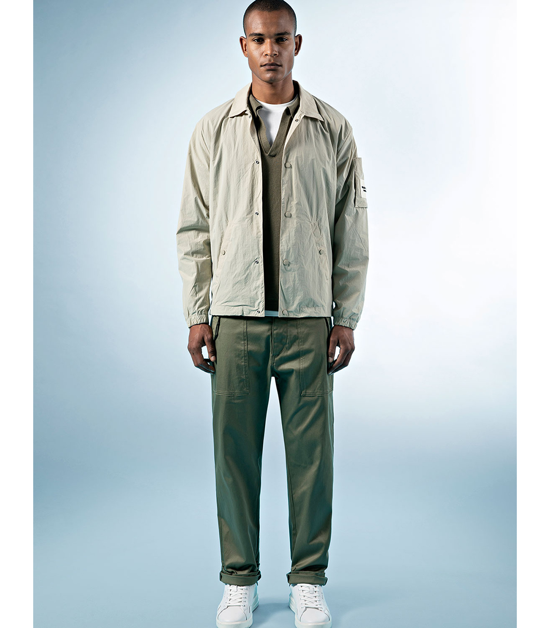 サルトリアーレ ピーチナイロンショートジャケット 詳細画像 クリーム 6